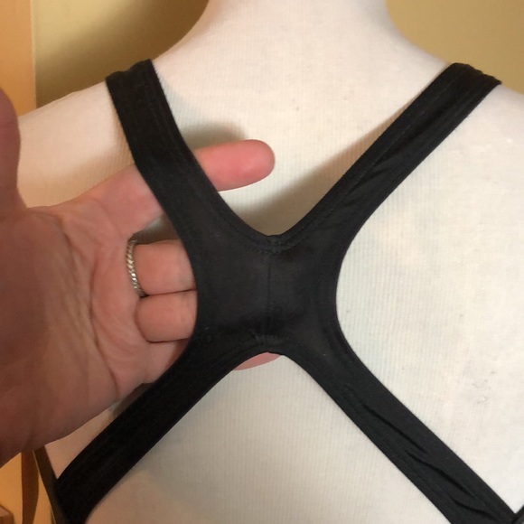 Speedo FITNESS Size 10 Ladies Classic Speedo High ScoopNeck Muted Graphic $89NEW - Picture 11 of 11